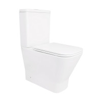 Унитаз-компакт Qtap Cardinal Ultra Quiet безободковый с сиденьем Soft-close QT04222168AUQ3W