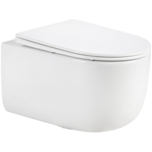 Унітаз підвісний Qtap Taurus Ultra Quiet 515×360×350 мм, White, з сидінням Slim Duroplast / Soft-close / Quick Release QTTAU26W49116