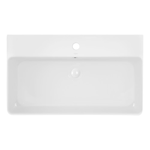 Раковина Qtap Nando 710х425х135 White з донним клапаном QT1211K427W Раковина Qtap Nando 710х425х135 White з донним клапаном QT1211K427W