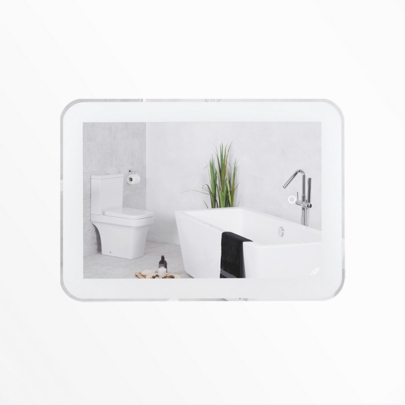 Дзеркало Qtap Swan 700х500 з LED-підсвічуванням Touch Reverse QT167814145070W
