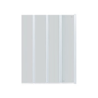 Штора на ванну Qtap Gemini WHI40114RP6 скло Pear 6 мм, 100x140 см