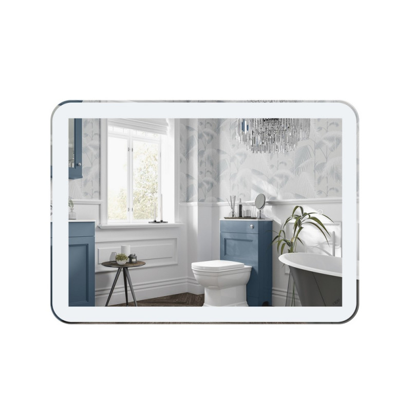 Дзеркало Qtap Swan 800х600 з LED-підсвічуванням Touch Reverse QT167814146080W