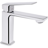 Змішувач для раковини низький Qtap Capricorn, Chrome (k26) QTCAP1060102C48219