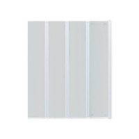 Штора на ванну Qtap Gemini WHI401114RP6 стекло Pear 6 мм, 110x140 см