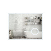 Дзеркало Qtap Stork 800х600 з LED-підсвічуванням Touch, лінза QT157814226080W