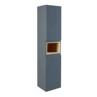 Пенал підвісний Qtap Robin 350х1650х316 Graphite/Whitish oak QT1376PP1652RGWO Пенал підвісний Qtap Robin 350х1650х316 Graphite/Whitish oak QT1376PP1652RGWO