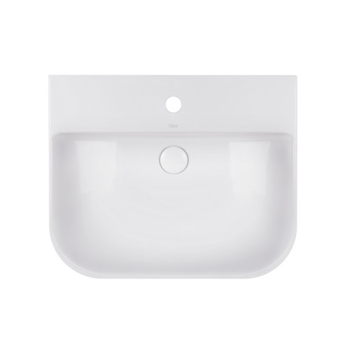 Раковина Qtap Stork 565х475х180 White з донним клапаном QT1511L736W Раковина Qtap Stork 565х475х180 White з донним клапаном QT1511L736W