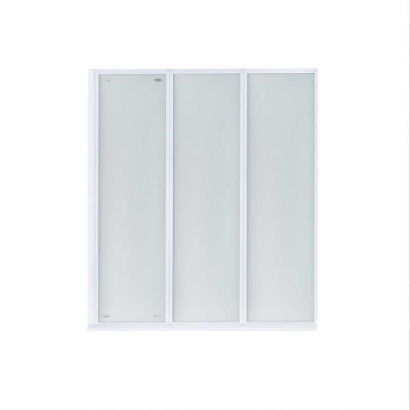 Штора на ванну Qtap Gemini WHI401214RP4 скло Pear 4 мм, 120x140 см