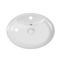 Раковина Qtap Stork 546х406х180 White з донним клапаном QT1511L737W Раковина Qtap Stork 546х406х180 White з донним клапаном QT1511L737W