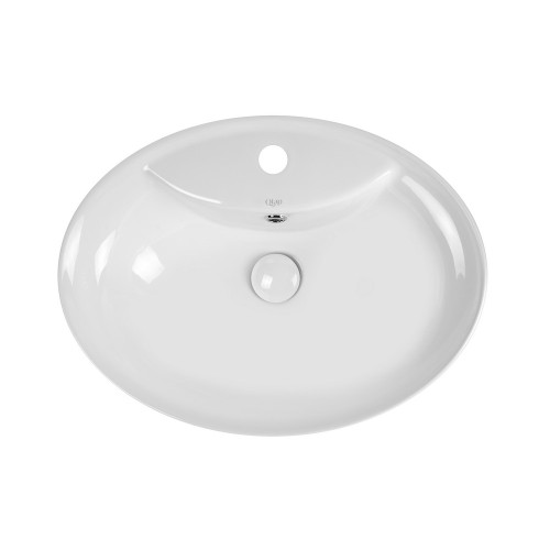 Раковина Qtap Stork 546х406х180 White з донним клапаном QT1511L737W Раковина Qtap Stork 546х406х180 White з донним клапаном QT1511L737W