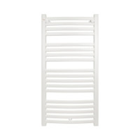 Сушарка рушників водяна Qtap Dias (WHI) P18 1000x500 HY