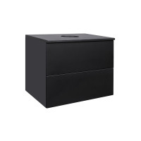 Тумба подвесная Qtap Tern 600х476х469 Matt black со столешницей QT1779TPL602MB Тумба подвесная Qtap Tern 600х476х469 Matt black со столешницей QT1779TPL602MB