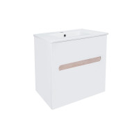 Комплект Qtap Virgo 600х580х437 White/Whitish oak тумба підвісна + раковина урізна QT1872TPА6013060CW Комплект Qtap Virgo 600х580х437 White/Whitish oak тумба підвісна + раковина урізна QT1872TPА6013060CW