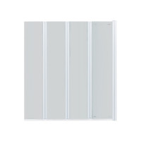 Штора на ванну Qtap Gemini WHI401214RP6 скло Pear 6 мм, 120x140 см