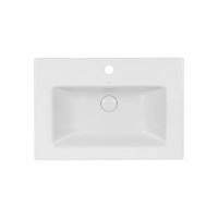 Раковина Qtap Stork 610х420х170 White з донним клапаном QT1511L738W Раковина Qtap Stork 610х420х170 White з донним клапаном QT1511L738W