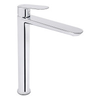 Змішувач для раковини Qtap Evia високий QTEVI269CRM47577 Chrome Змішувач для раковини Qtap Evia високий QTEVI269CRM47577 Chrome