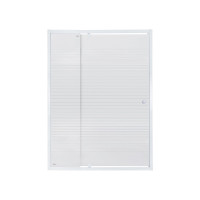 Душевая дверь в нишу Qtap Pisces WHI2014-15.CP5 140-150x185 см, стекло Pattern 5 мм