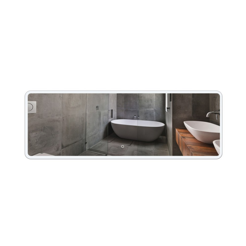 Дзеркало Qtap Tern 1400x500 з LED-підсвічуванням Touch, QT1778142750140W