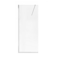Душова перегородка Qtap Walk-In Standard CRM209.C8 90х200 см, скло Clear 8 мм, покриття CalcLess