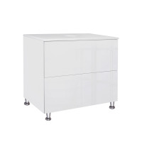 Тумба підлогова Qtap Tern 800х616х469 White зі стільницею QT1780TNL801W Тумба підлогова Qtap Tern 800х616х469 White зі стільницею QT1780TNL801W