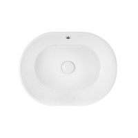 Раковина-чаша Qtap Robin 505х385х190 White с донным клапаном QT1311A025W