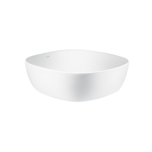 Раковина-чаша Qtap Kolibri 370х370х120 White з донним клапаном QT10118037FW