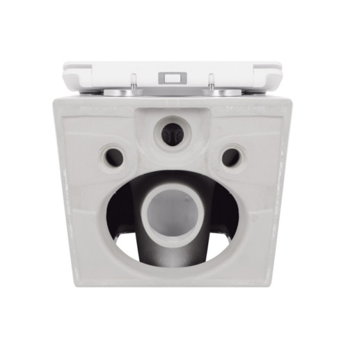 Унітаз підвісний Qtap Crow безобідковий з сідінням Soft-close QT05335170W