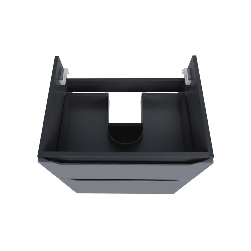 Комплект Qtap Scorpio 605х825х460 Graphite тумба підлогова + раковина урізна QT1471TNВ6023060CG
