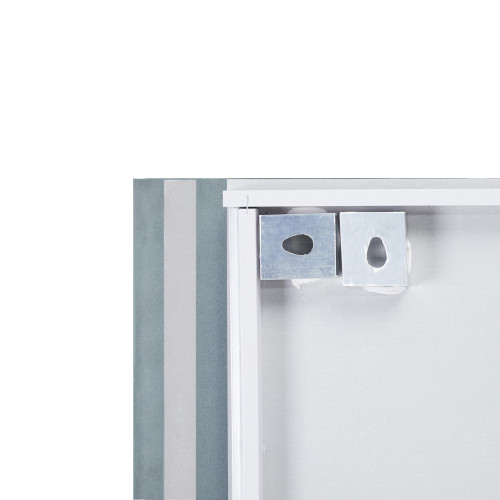 Дзеркало Qtap Mideya Classic 600х800 з LED-підсвічуванням кнопковий перемикач, Reverse QT2078250660W
