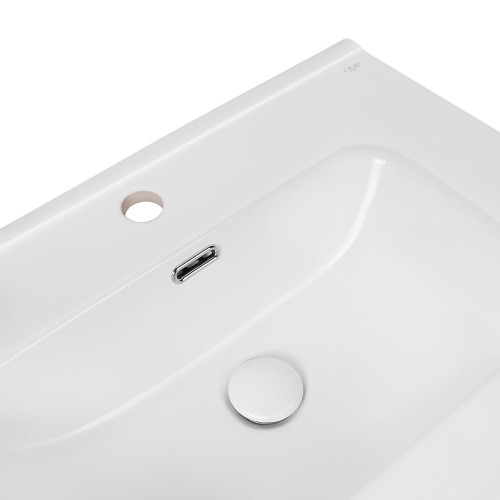 Раковина Qtap Albatross 9H 600х460х180 White з донним клапаном QT01119060HW
