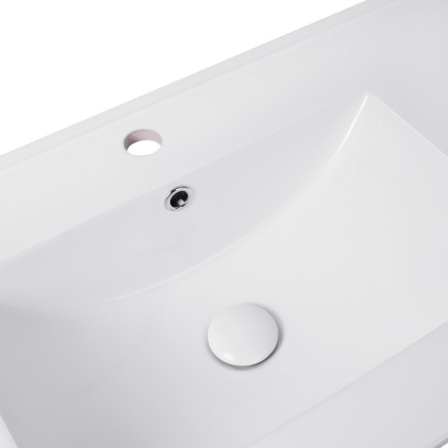 Раковина Qtap Albatross E 900х460х180 White з донним клапаном QT01119090EW