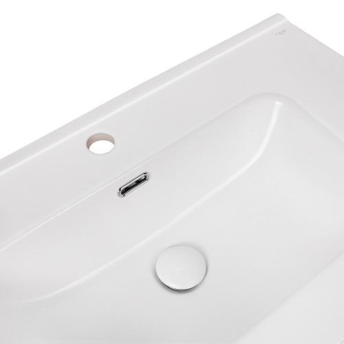 Раковина Qtap Albatross 9H 1000х460х180 White з донним клапаном QT01119100HW