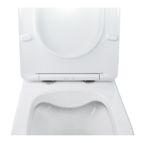 Комплект інсталяція Grohe Rapid SL 38721001 + унітаз з сидінням Qtap Swan QT16335178W + набір для гігієнічного душу зі змішувачем Grohe BauLoop 111042