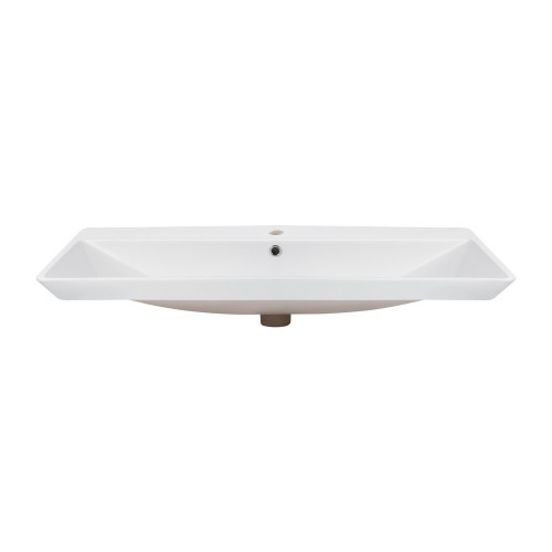 Раковина Qtap Albatross D 1000х500х210 White з донним клапаном QT01115100DW