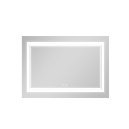 Дзеркало Qtap Cardinal 1200х800 з LED-підсвічуванням Touch, з антизапотіванням, з димером, рег. темп. кольору (3000-6500K) QT0478C12080
