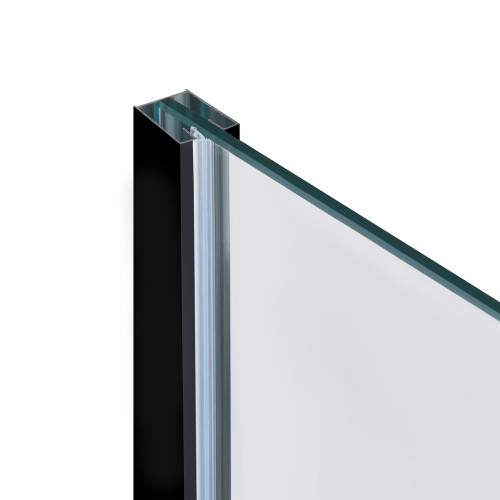 Душова перегородка Qtap Walk-In Standard BLM209.C8 90х200 см, скло Clear 8 мм, покриття CalcLess