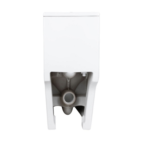 Унитаз-моноблок напольный Qtap Kolibri Ultra Quiet безободковый с сиденьем Soft-close WHITE QT10226380W