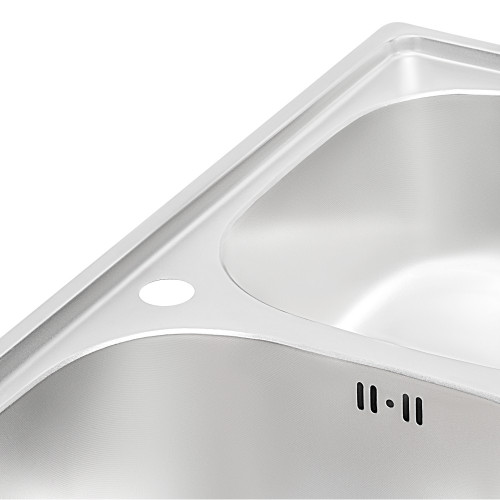Кухонная мойка Qtap 7843-B Micro Decor 0,8 мм (QT7843BMICDEC08)