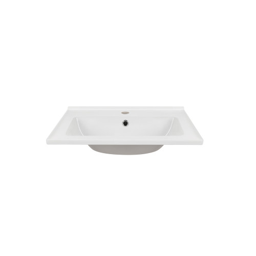Раковина Qtap Albatross E49 600х490х200 White с донным клапаном QT01119060E49W