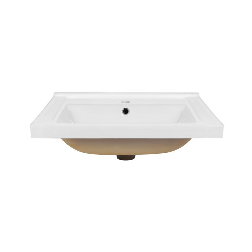 Раковина Qtap Albatross Q 600х480х230 White з донним клапаном QT01115060QW