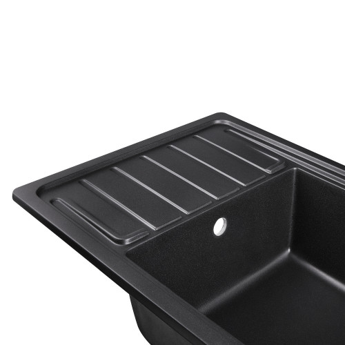 Кухонна мийка Qtap CS 7751 Black (QTCS7751BLA)