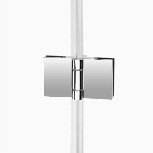 Душова кабіна Qtap Capricorn CRM1018RC6 97х77 см, скло Clear 6 мм, CalcLess, без піддона