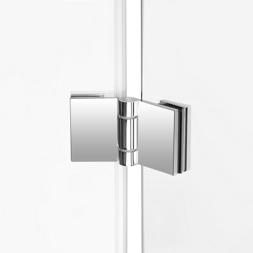 Душова кабіна Qtap Capricorn CRM1018RC6 97х77 см, скло Clear 6 мм, CalcLess, без піддона