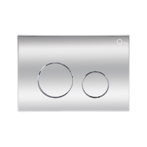 Готове рішення Qtap для ванної кімнати: підлоговий унітаз Swan Rimless + комплект інсталяції Nest 2 в 1 (кругла клавіша Chrome)
