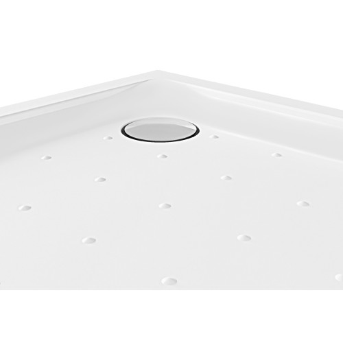 Душовий піддон Qtap Leoscorp 309915 90х90 см + сифон