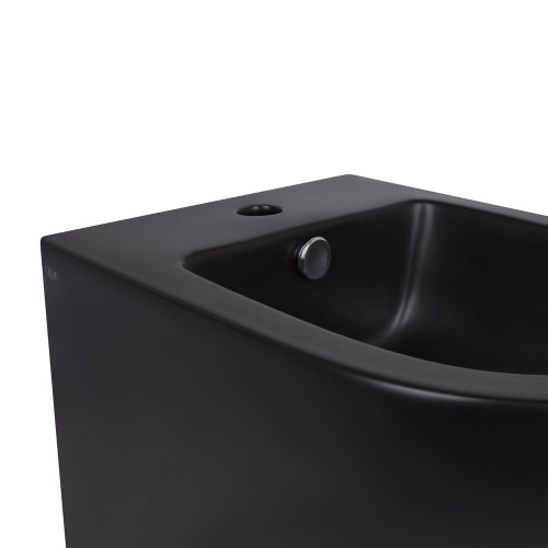 Біде підвісне Qtap Robin 495х370х325 Matt black QT1355046FMB