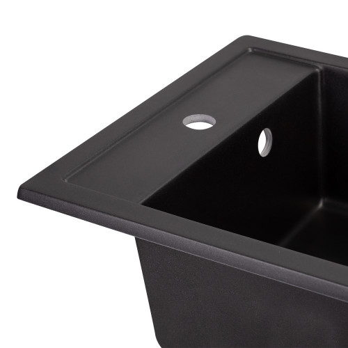 Кухонна мийка Qtap CS 5046 Black (QT5046BLA404)