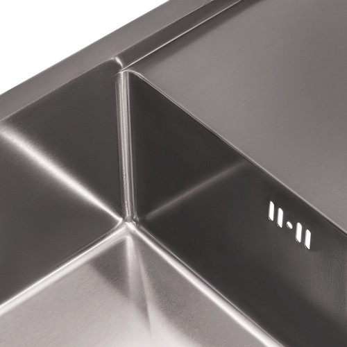 Кухонна мийка Qtap D7844BL 2.7/1.0 мм Black (QTD7844BLPVD12)
