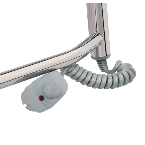 Сушарка рушників електрична Qtap Standard shelf (CRM) P5 500х700 LE з полицею