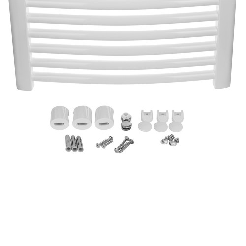 Сушарка рушників водяна Qtap Evia (WHI) P21 1200x500 HY
